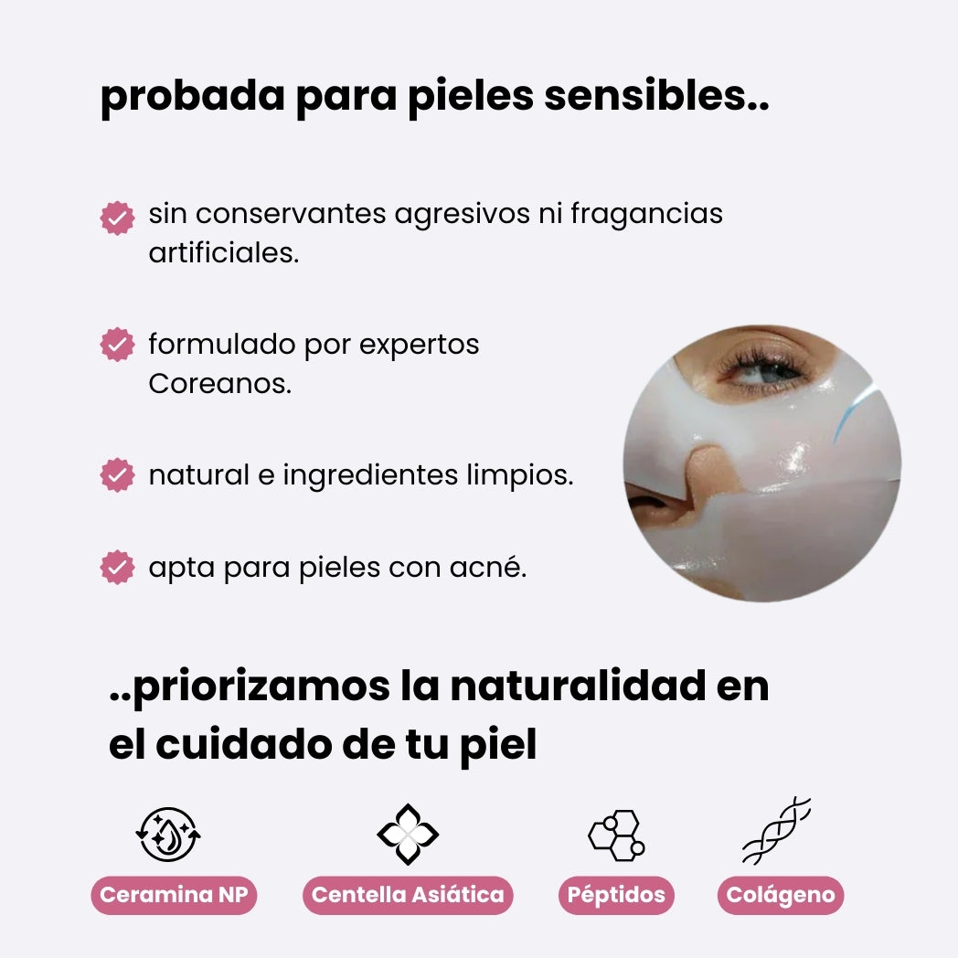 Piel de Cristal Skincare Koreano - Loecare Bio-Collagen (5 masks)