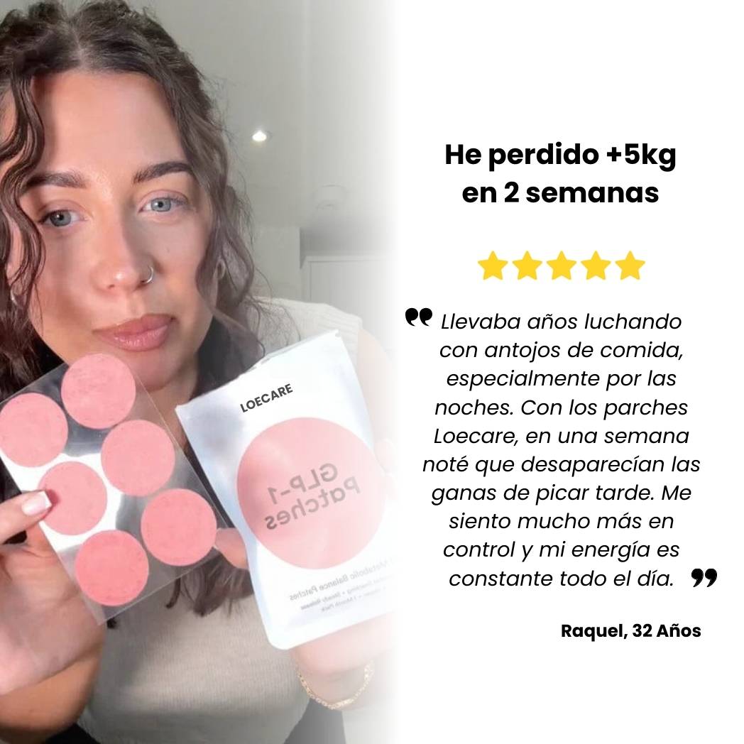 Tu Cuerpo, Tus Reglas - GLP-1 Loecare™ (30 Parches)