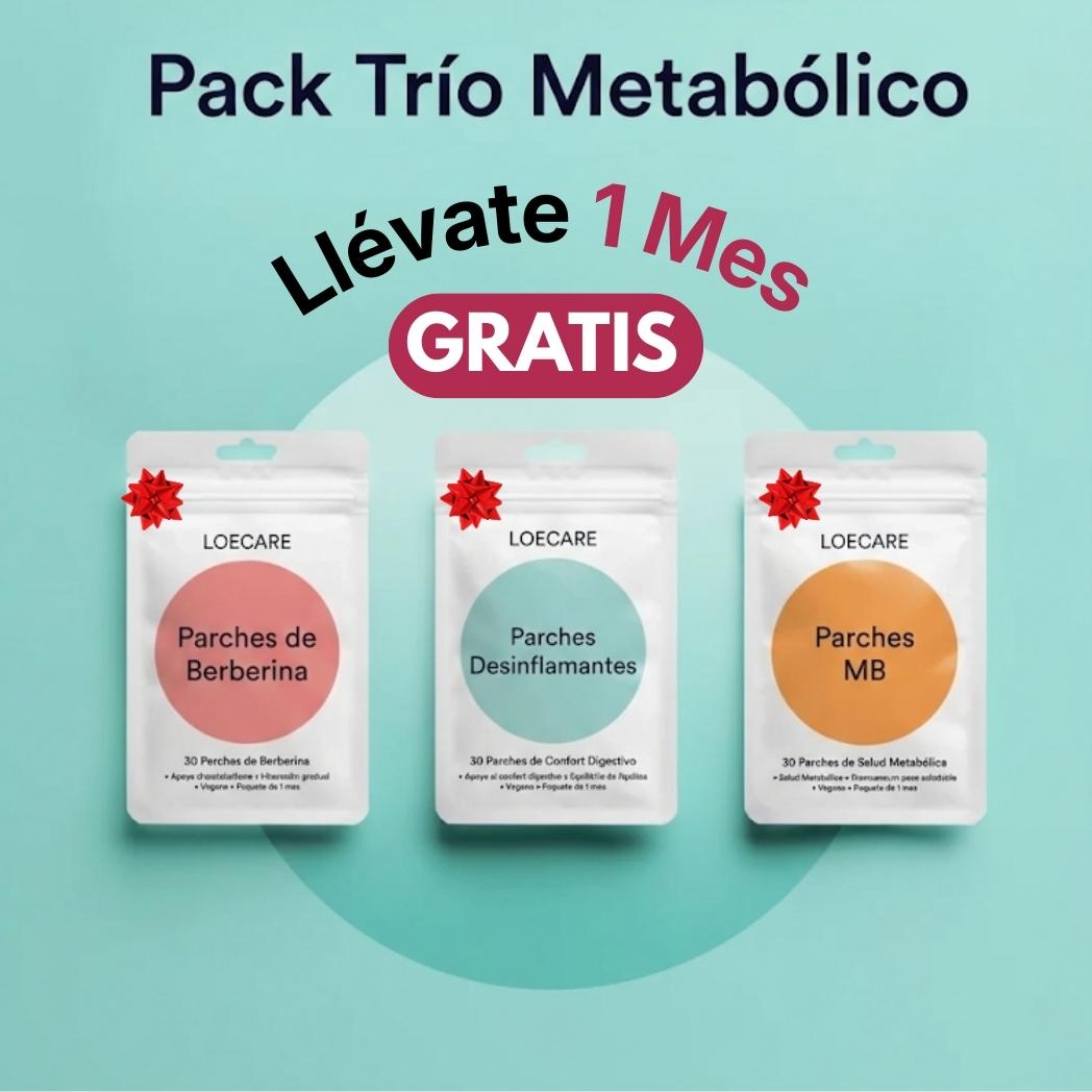 Trío Parches Metabólicos - LOECARE™ (90 Parches)