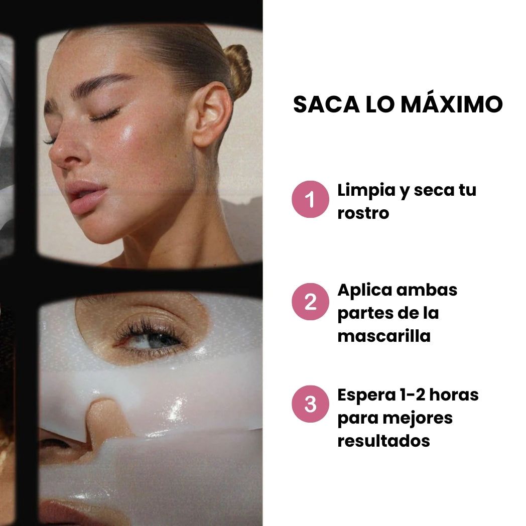 Piel de Cristal Skincare Koreano - Loecare Bio-Collagen (5 masks)