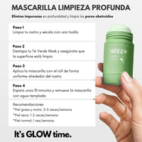 Thumbnail for Elimina Impurezas Desde el Día 1 - Té Verde Mask