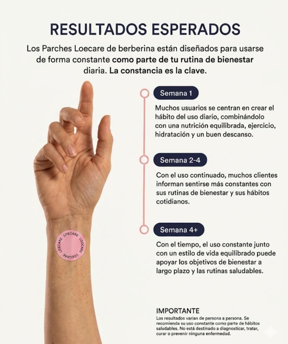 Parches Berberina - LOECARE (30 Unidades)