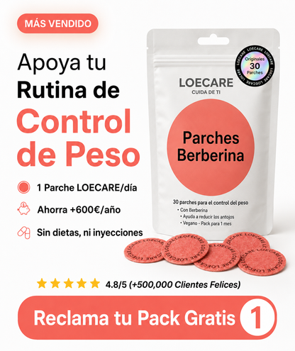 Parches Berberina - LOECARE (GLP-1 Mejorado)