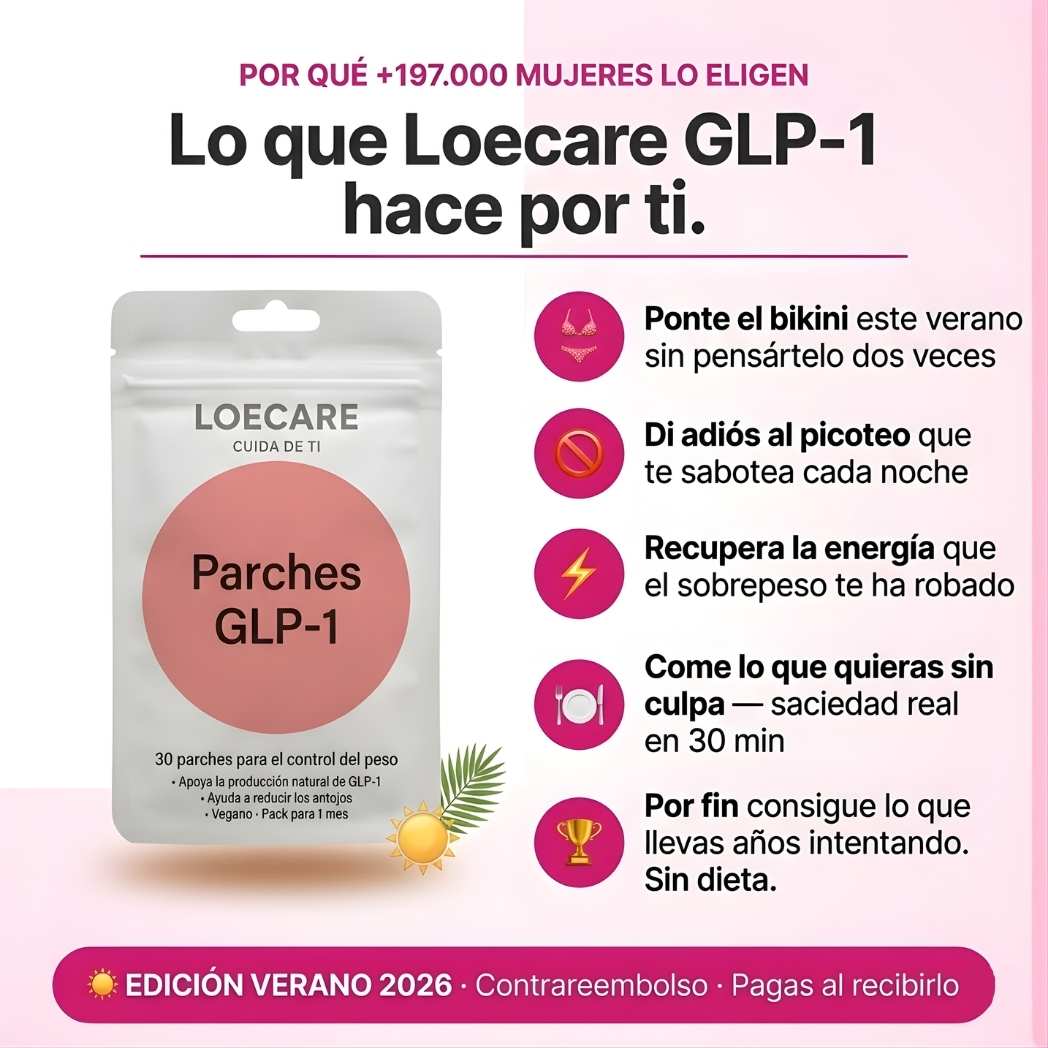 Loecare GLP-1 Parches (30 + 60 GRATIS) Summer Deal