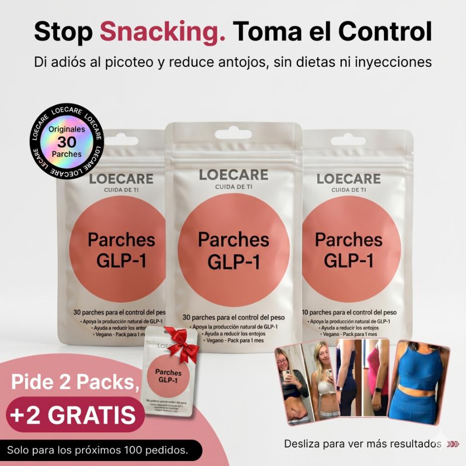 Loecare GLP-1 Parches (2 PACKS GRATIS)