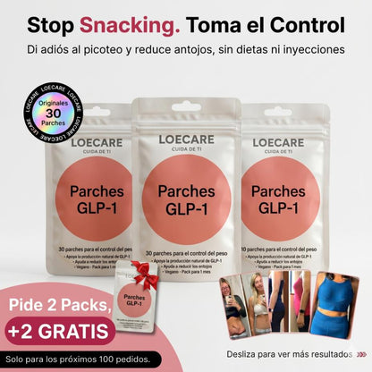 Loecare GLP-1 Parches (2 PACKS GRATIS)