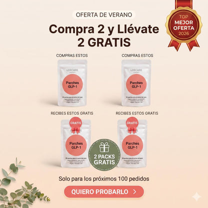 Loecare GLP-1 Parches (2 PACKS GRATIS)