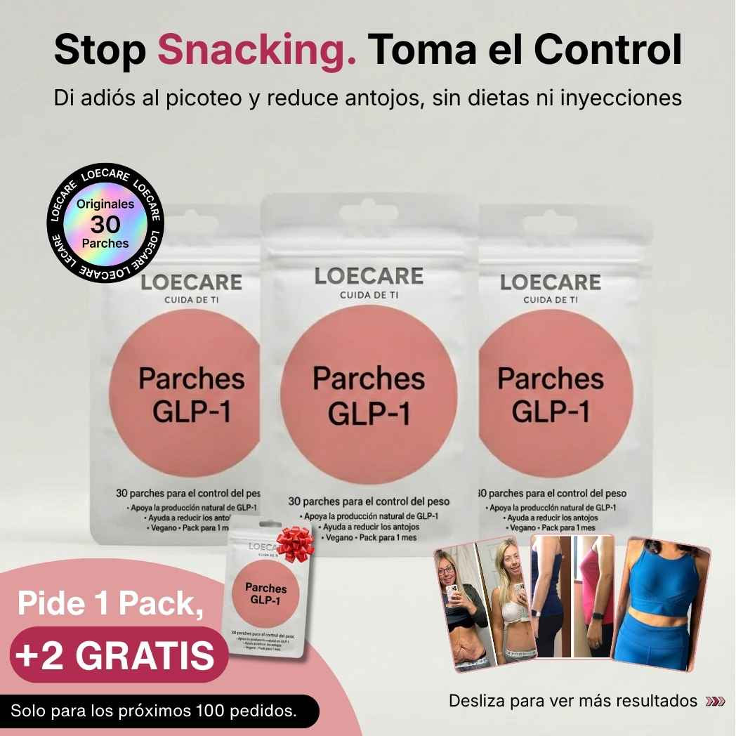 Loecare GLP-1 Parches (30 + 60 GRATIS)
