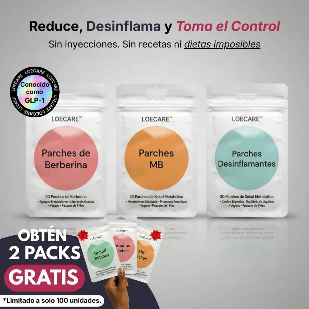 3 Packs Parches Metabólicos - LOECARE™