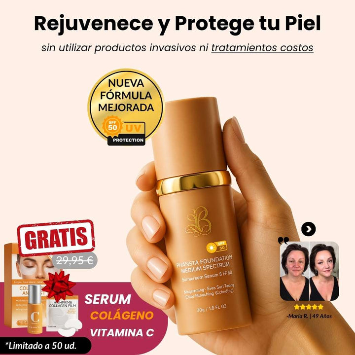 Ilumina, Protege y Rejuvenece tu Piel - BaseUp™ Maquillaje 4 en 1