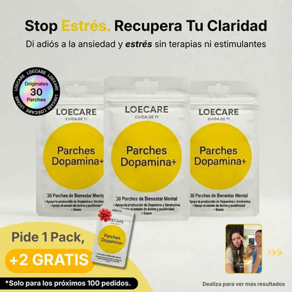 Loecare™ Parches Dopamina+ (30 Unidades)