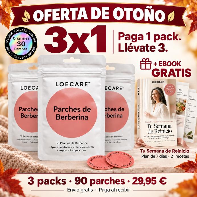 Parches Berberina Adelgazantes- LOECARE™