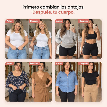 Antes y después: primero cambian los antojos