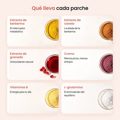 Qué lleva cada parche