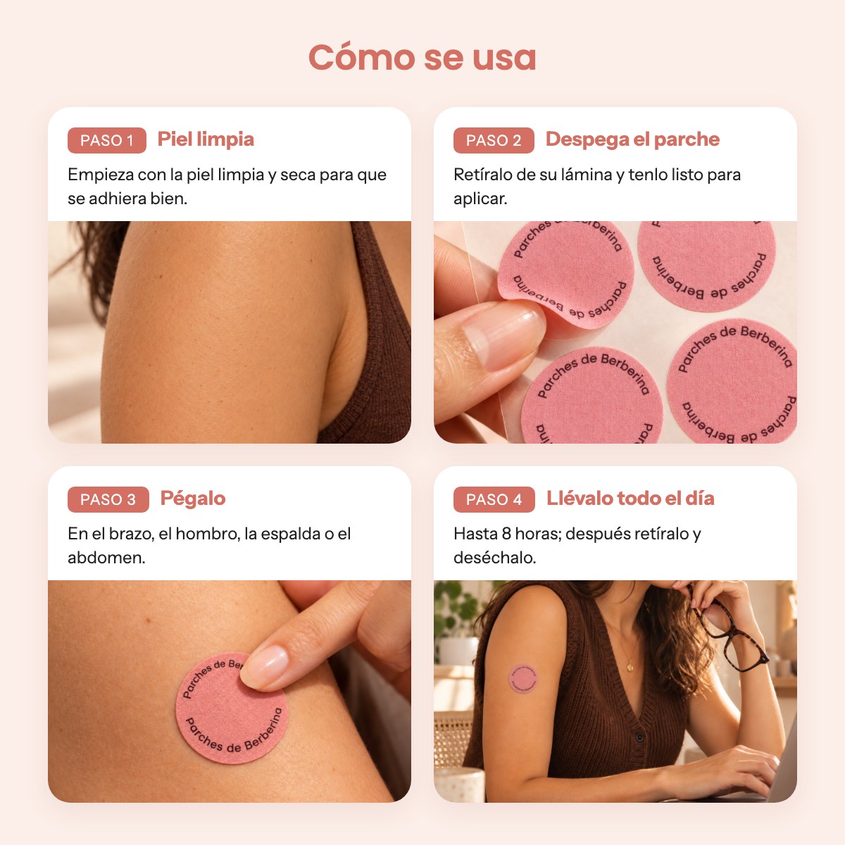 Cómo se usa el parche de berberina