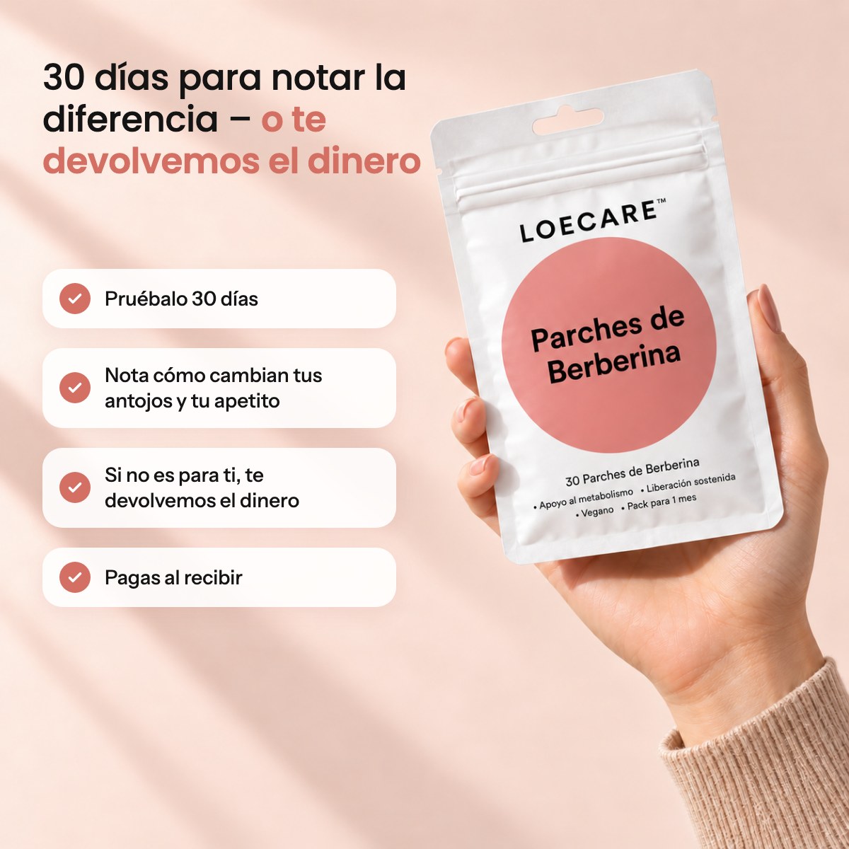 30 días para notar la diferencia o te devolvemos el dinero