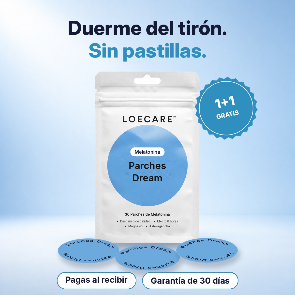 Parches Dream de Loecare: duerme del tirón, sin pastillas. 1+1 gratis