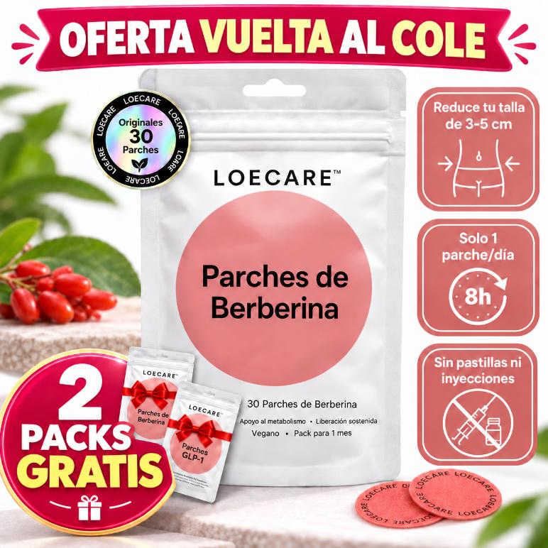 Parches Berberina - LOECARE (GLP-1 Mejorado)